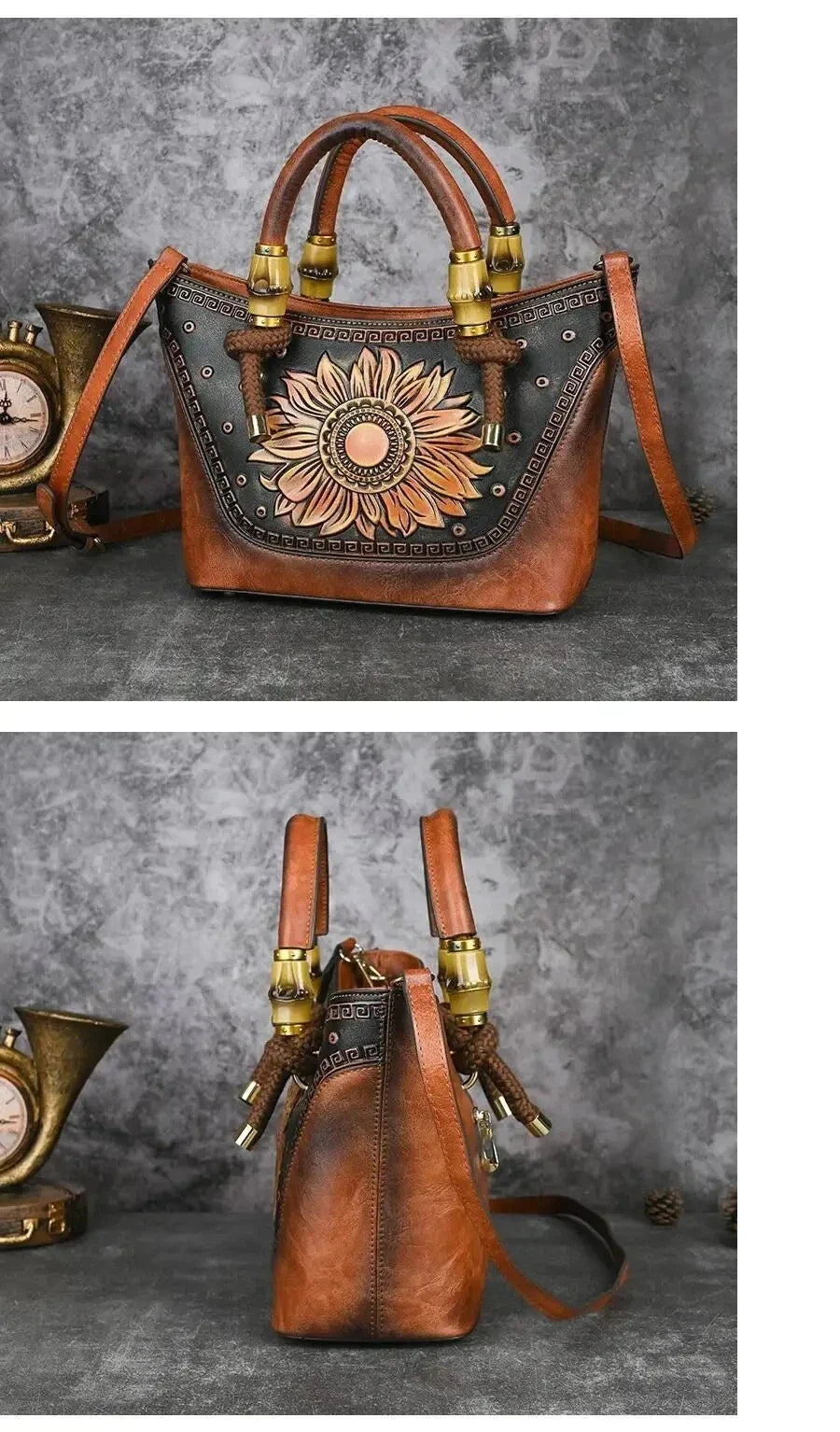 Tasche Kyoto Bamboo Vintage – Natürliche Eleganz