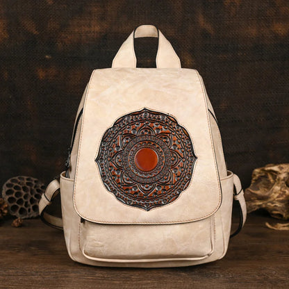 Geometrischer Rucksack Laura Vintage – Elegantes Design in hoher Qualität