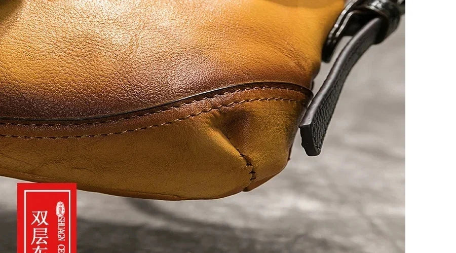 Künstlerische Tasche Sofia Vintage – Aus echtem Premium-Leder