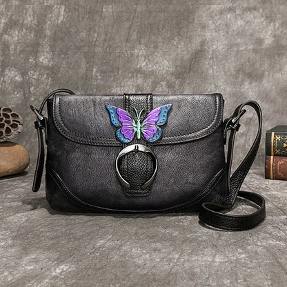 Künstlerische Tasche Sofia Vintage – Aus echtem Premium-Leder
