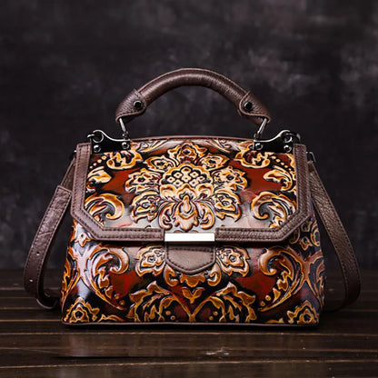 Flap-Tasche Aurora Vintage – Aus echtem Premium-Leder