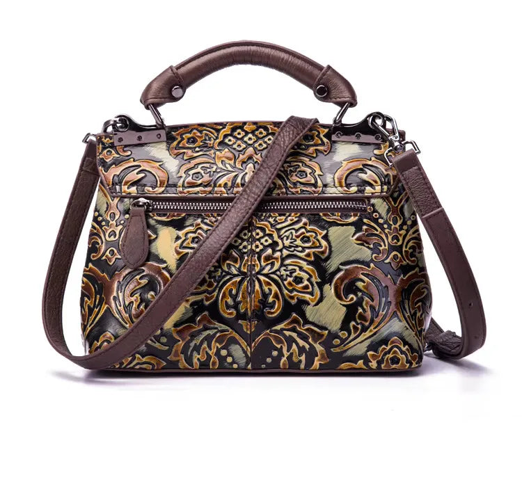 Flap-Tasche Aurora Vintage – Aus echtem Premium-Leder