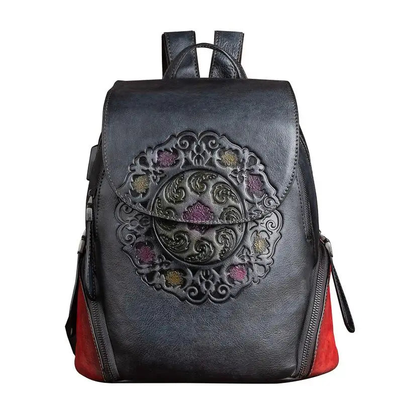 Rucksack Hanami Vintage – Aus handgefertigtem echtem Leder