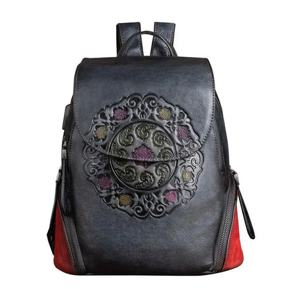 Rucksack Hanami Vintage – Aus handgefertigtem echtem Leder