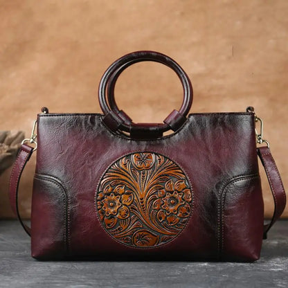 Tasche Floral Camélia Vintage – Elegantes Finish in hoher Qualität