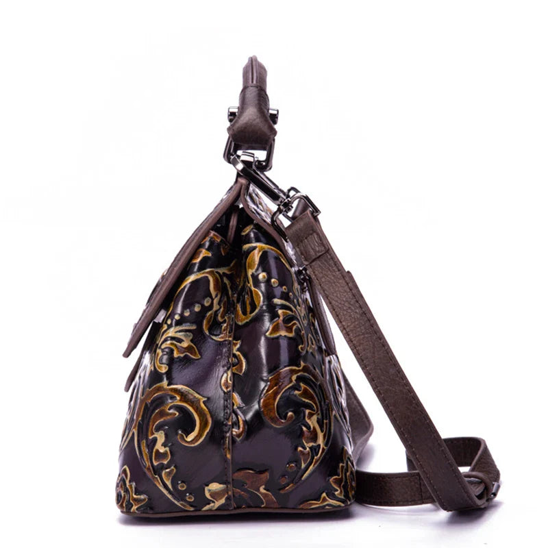 Flap-Tasche Aurora Vintage – Aus echtem Premium-Leder