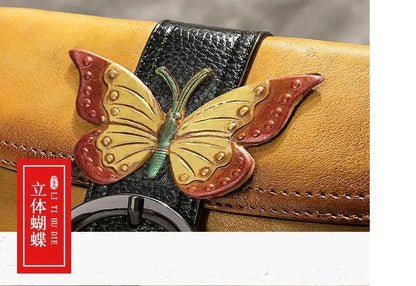 Künstlerische Tasche Sofia Vintage – Aus echtem Premium-Leder