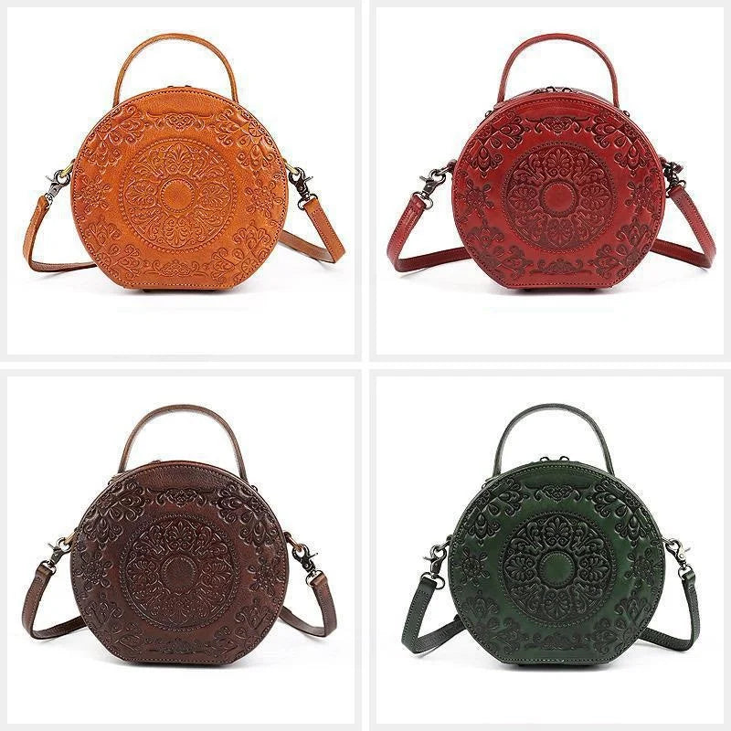 Tasche Jade Oriental Vintage – Aus echtem Premium-Leder
