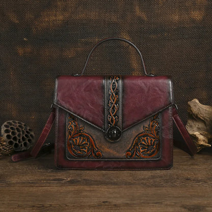 Tasche Square Elisa Vintage – Florales Design in hoher Qualität