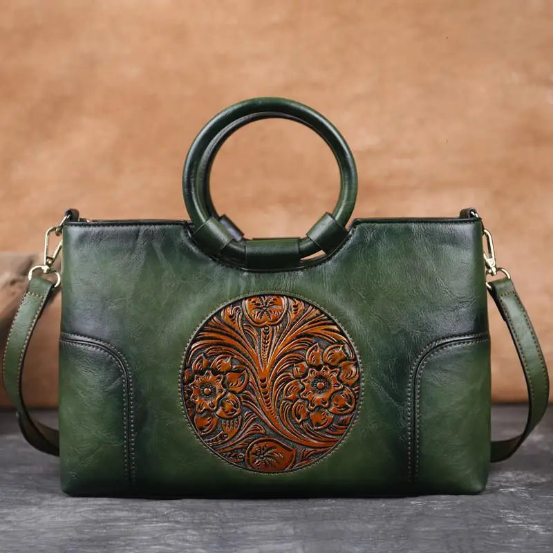 Tasche Floral Camélia Vintage – Elegantes Finish in hoher Qualität