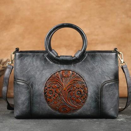 Tasche Floral Camélia Vintage – Elegantes Finish in hoher Qualität
