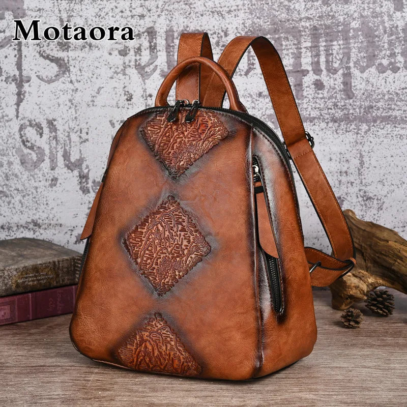 Torino Vintage – Rucksack mit Diebstahlschutz-Design