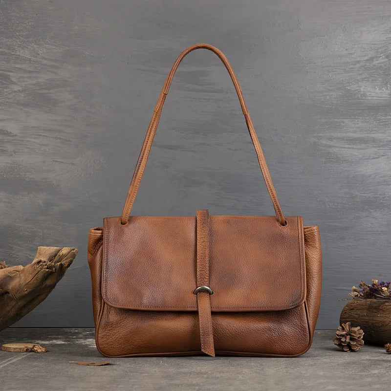 Messenger-Tasche Sofia Vintage – Aus echtem Premium-Leder