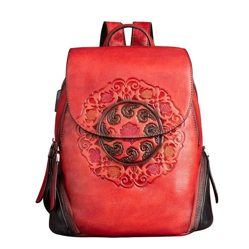 Rucksack Hanami Vintage – Aus handgefertigtem echtem Leder