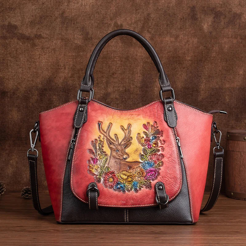 Tote Vitória Vintage – Aus echtem Premium-Leder