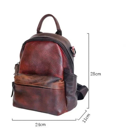 Rucksack Patchwork Diana Vintage – Aus echtem Premium-Leder