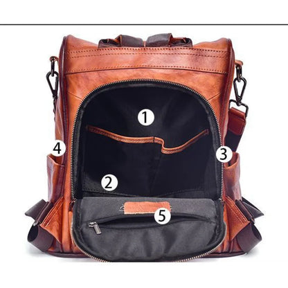 Rucksack Valéria Vintage – Aus echtem Premium-Leder