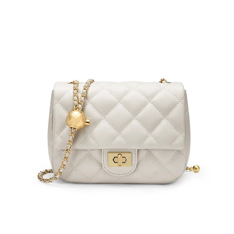 Louvre Mini Chain – Tasche aus echtem Leder