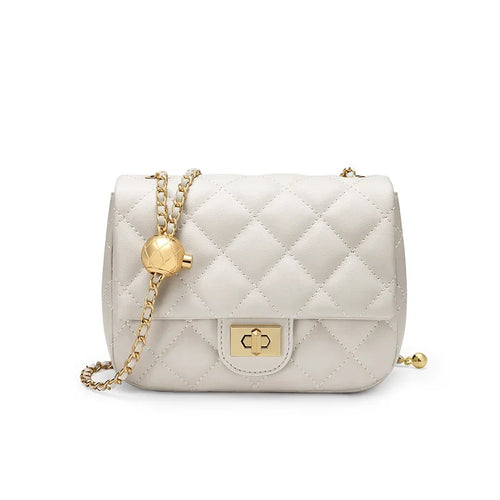 Louvre Mini Chain – Tasche aus echtem Leder