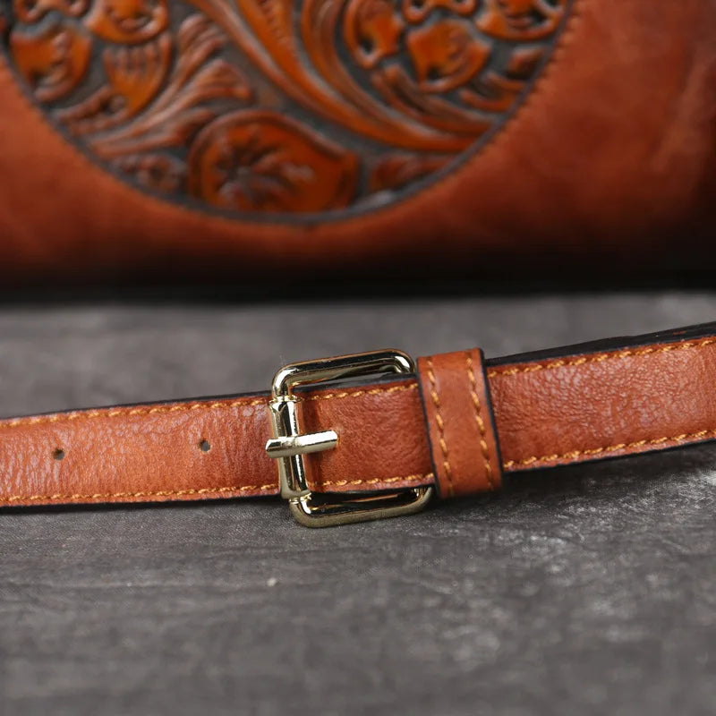 Tasche Floral Camélia Vintage – Elegantes Finish in hoher Qualität
