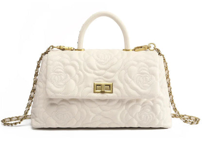 Camélia Élégance – Tasche aus echtem Leder