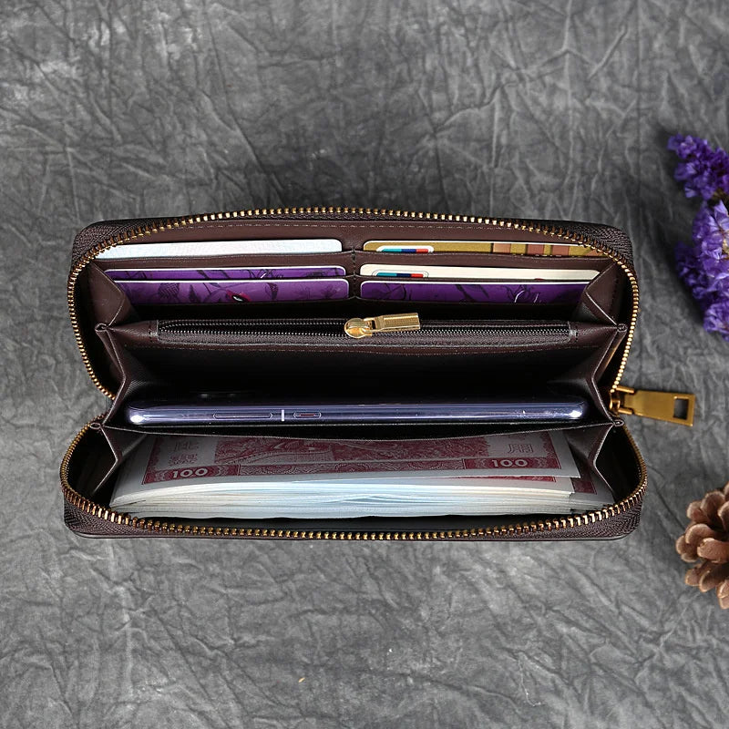 Geldbörse Floral Mei Vintage – Aus echtem Premium-Leder
