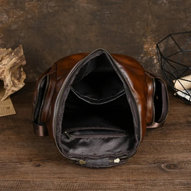 Rucksack Clara Vintage – Aus echtem Premium-Leder